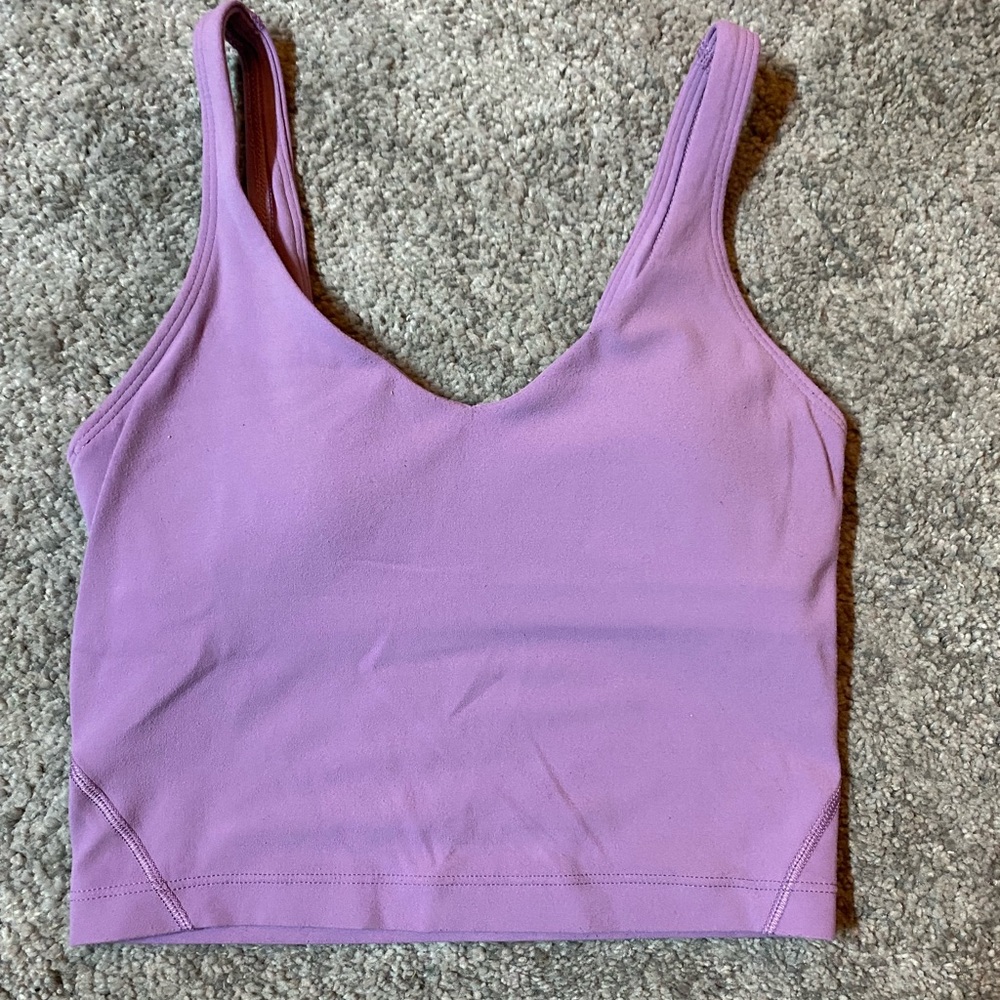 purple lululemon align tank